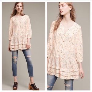 Anthro Maeve Paccia Shape Tunic Size L